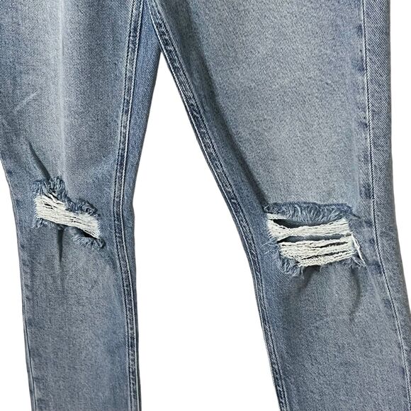 Reformation High & Skinny Miami Destroyed Jeans Women’s Size 25 Cropped - Picture 5 of 11